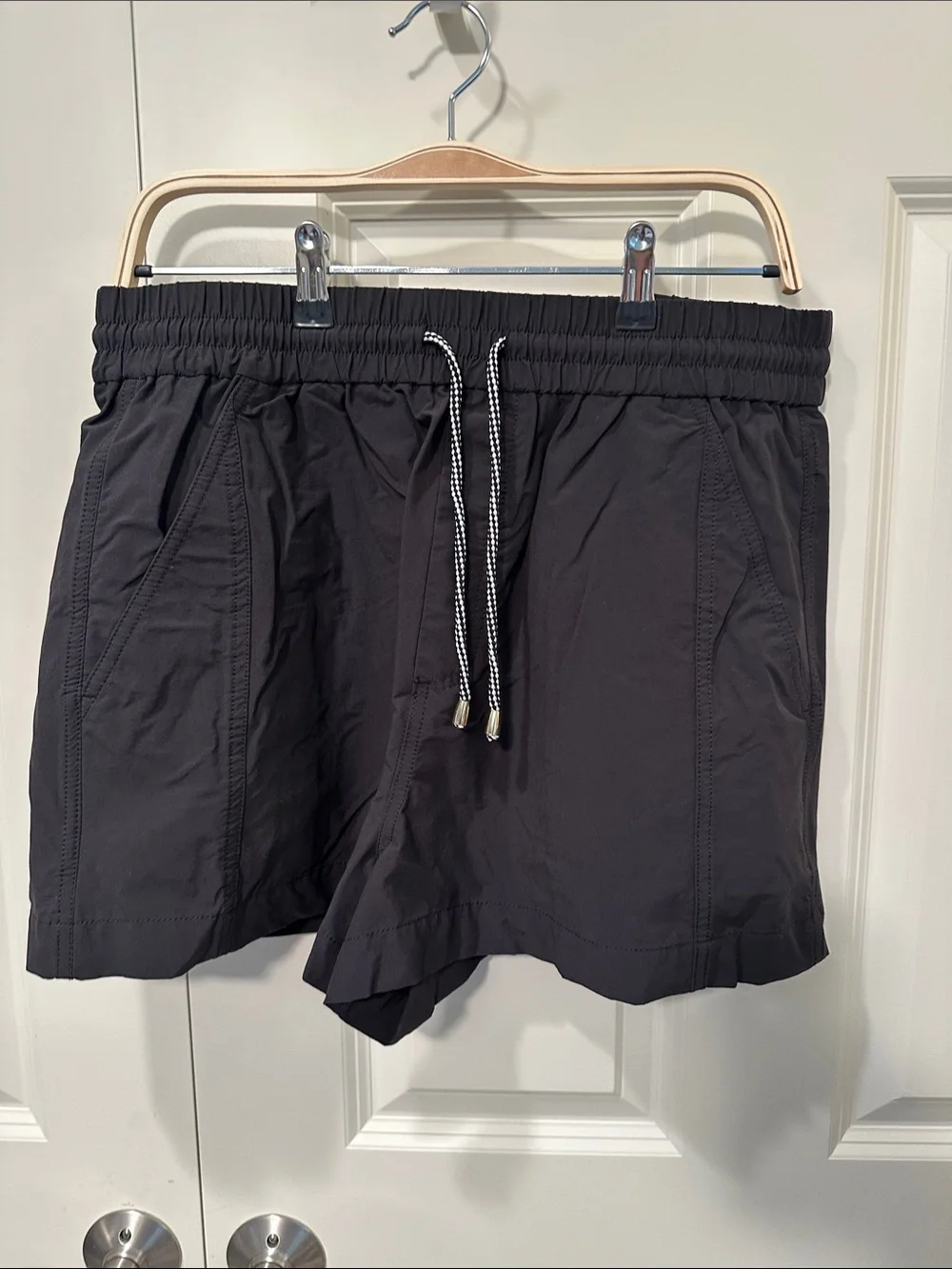 J. Crew Black Drawstring Athletic Shorts